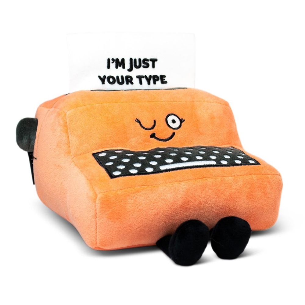Punchkins Typewriter "I'm Just Your Type" Plush Toy - NWT